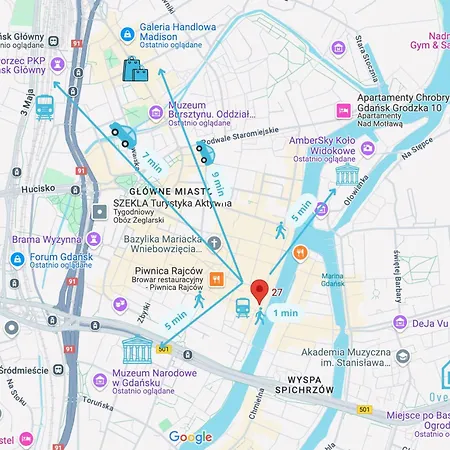 Kwatera prywatna Downtown